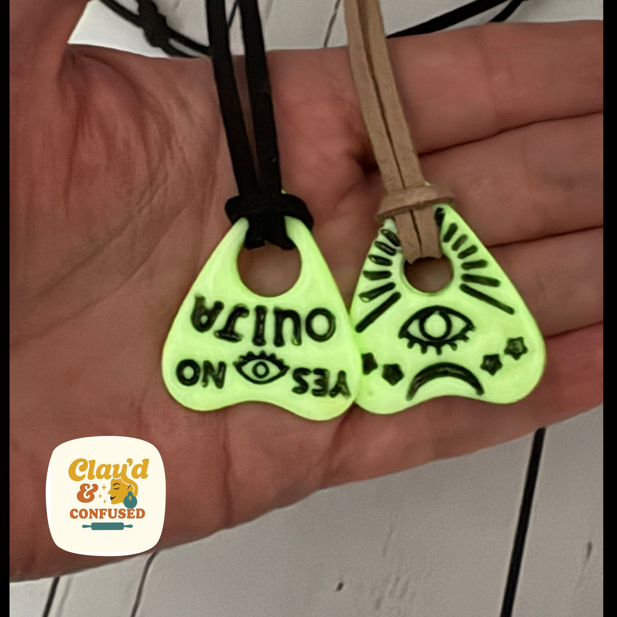Ouija-Inspired Planchette Necklace