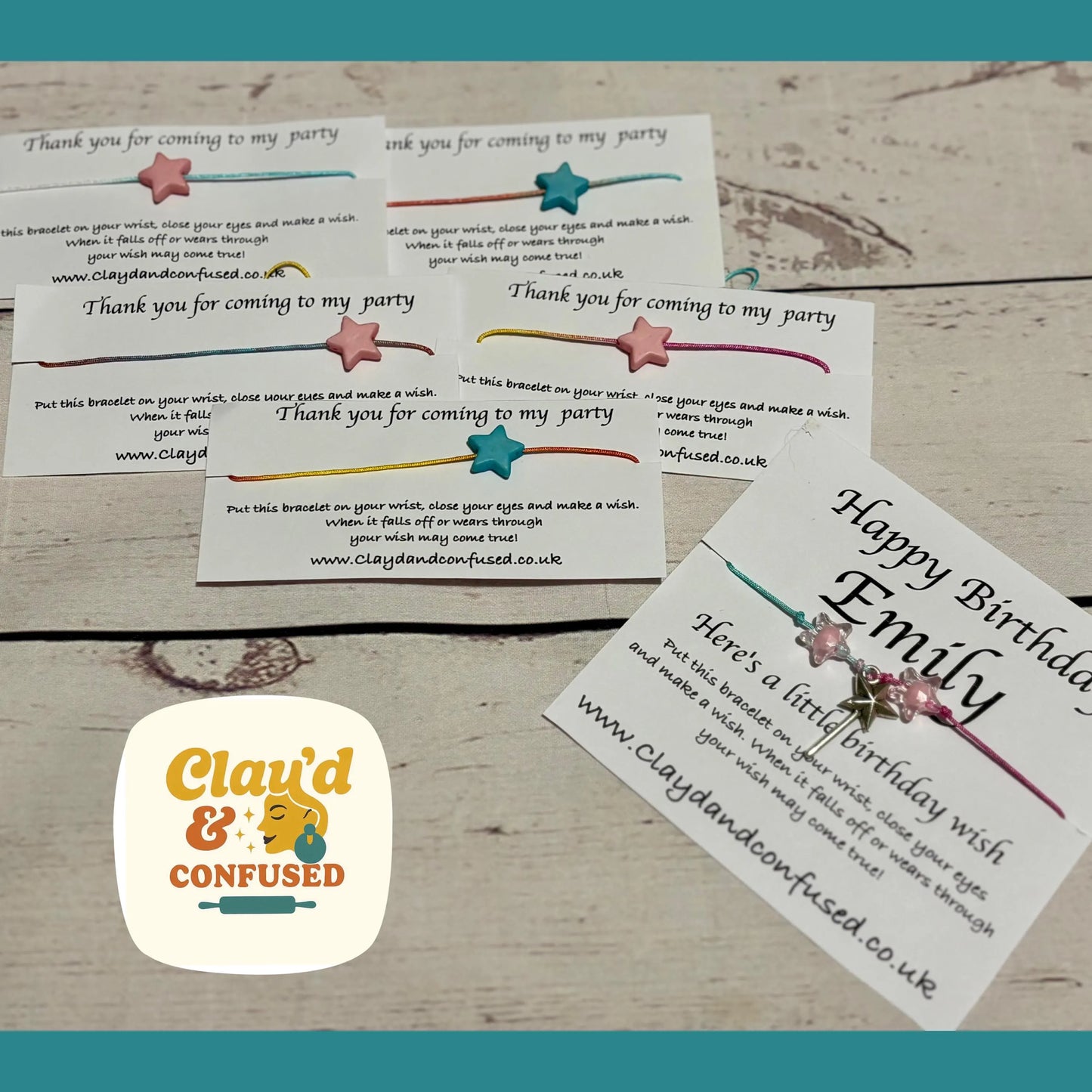 Party Favour Wish Bracelet — Handmade Keepsake