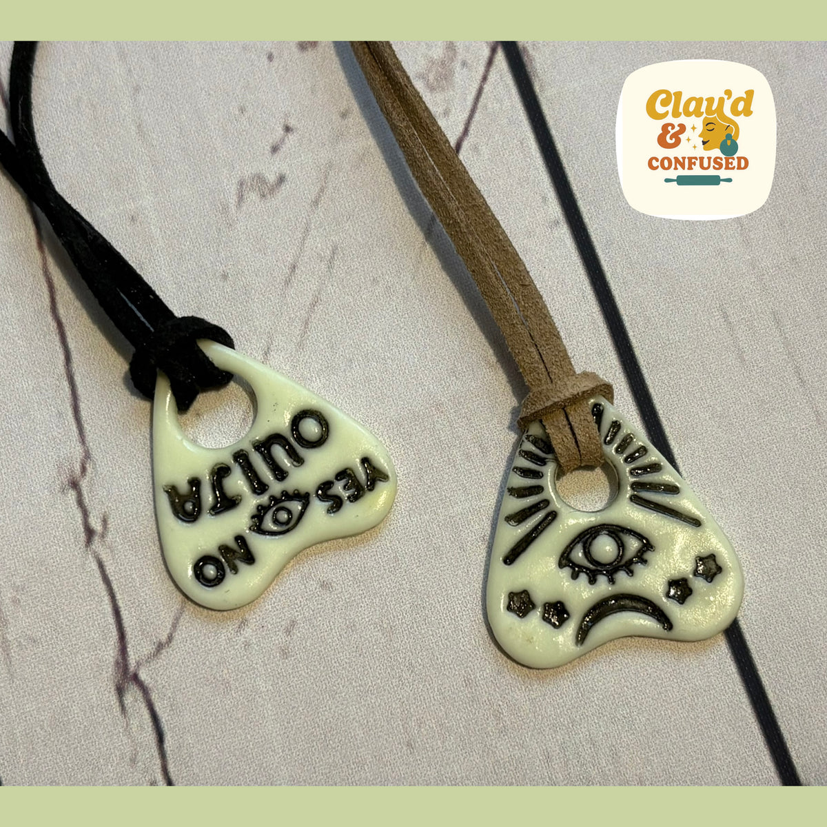 Ouija-Inspired Planchette Necklace