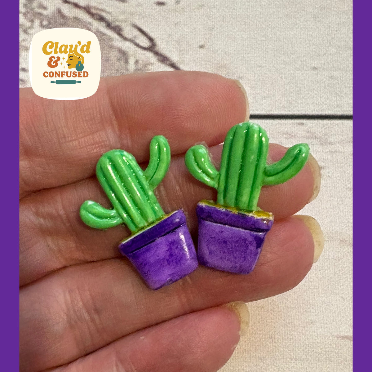 Houseplant Polymer Clay Cutters | Cactus & Succulents