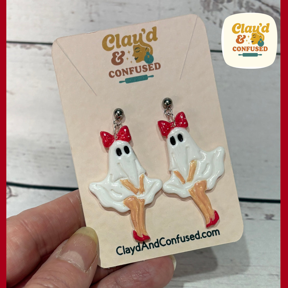 Hollywood Glam Ghost Earrings
