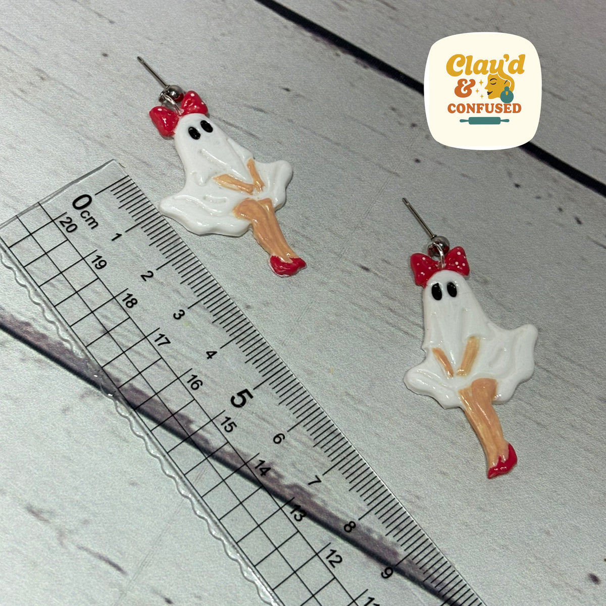 Hollywood Glam Ghost Earrings