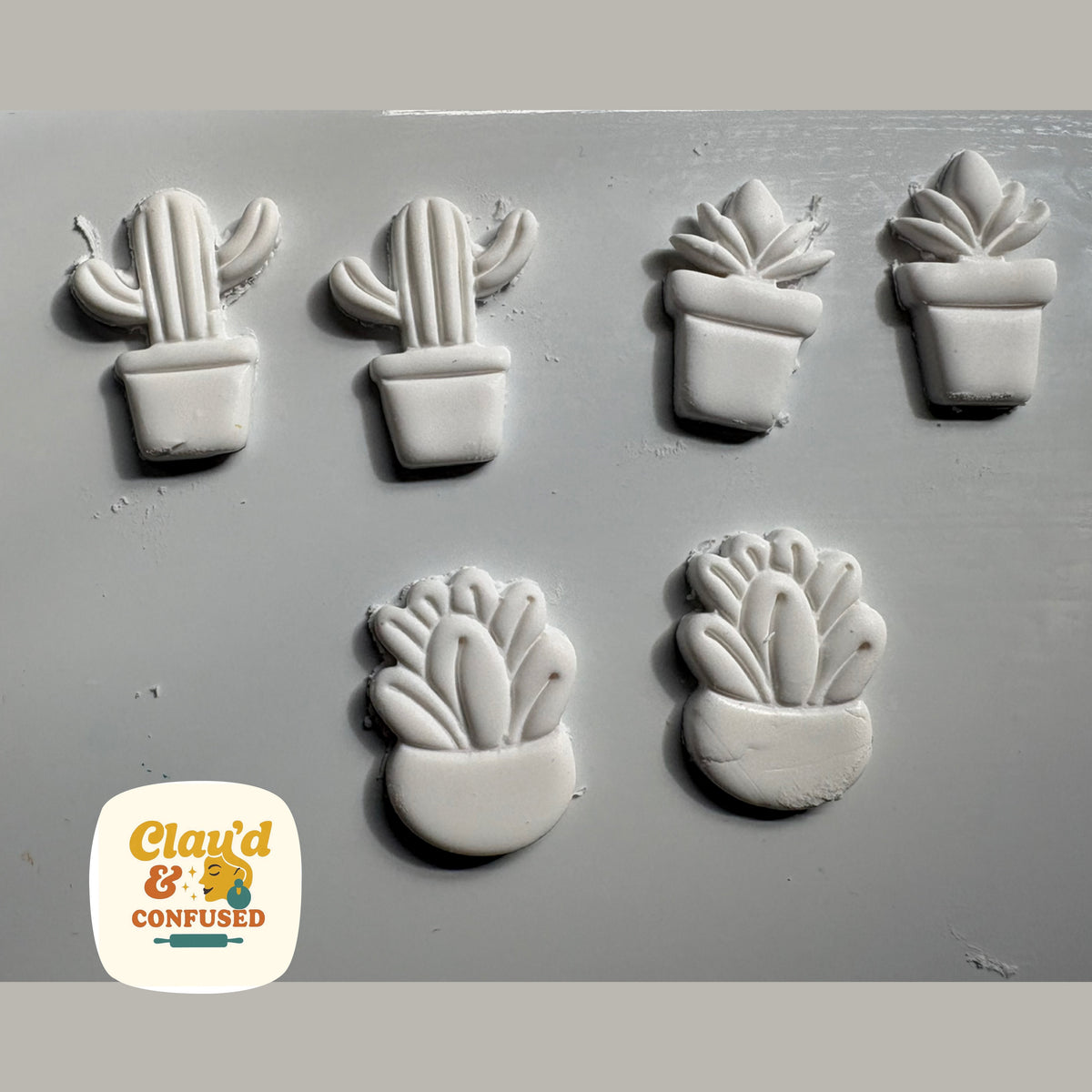 Houseplant Polymer Clay Cutters | Cactus & Succulents
