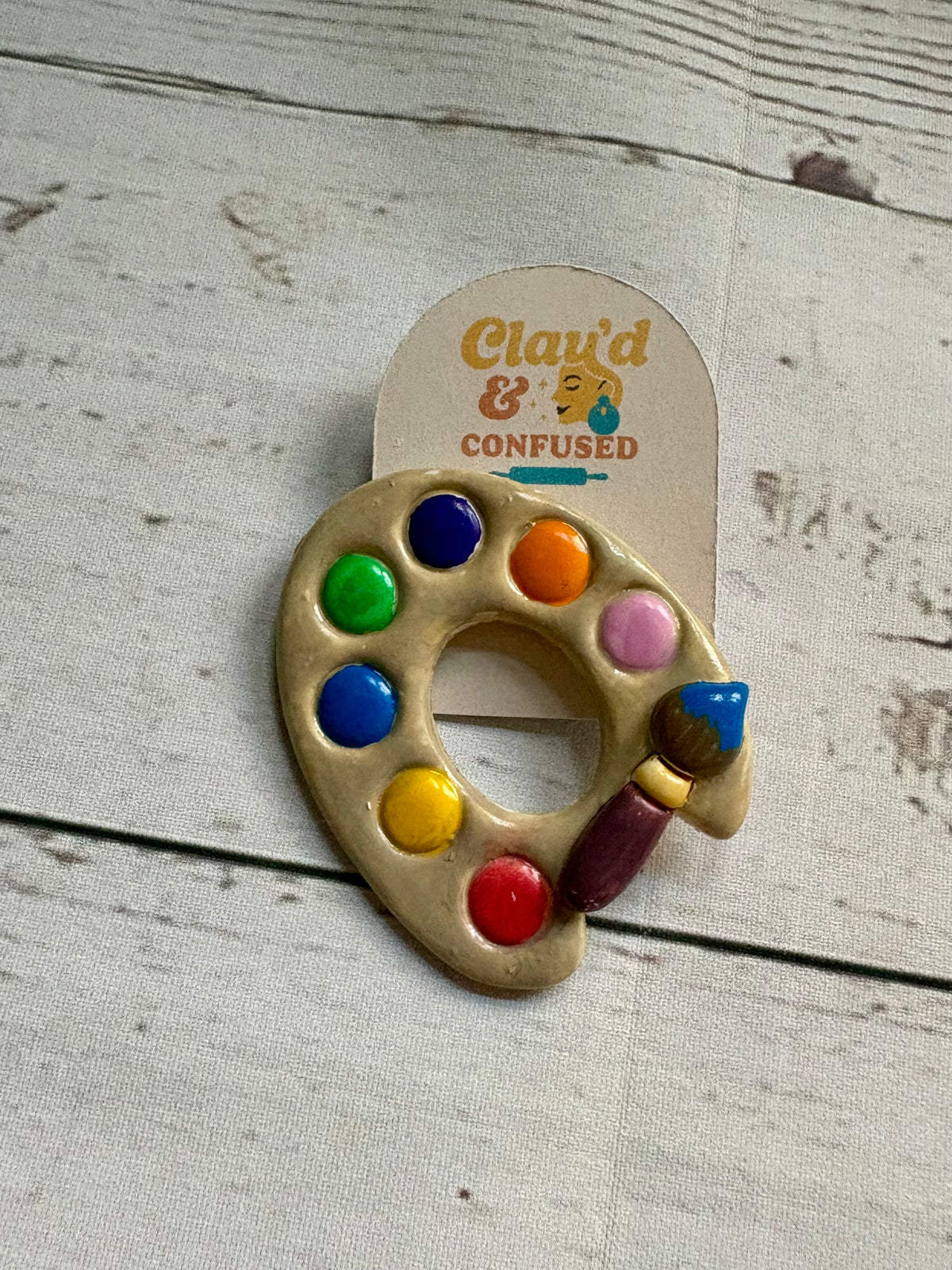 Glasses Holder Brooch