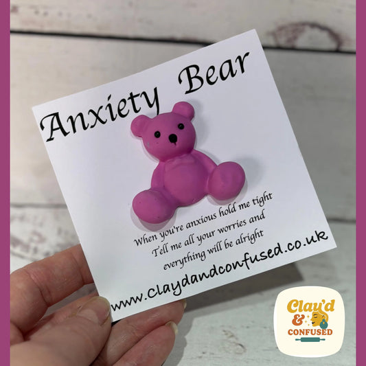 Clay Worry Bear — Handmade Comfort Keepsake