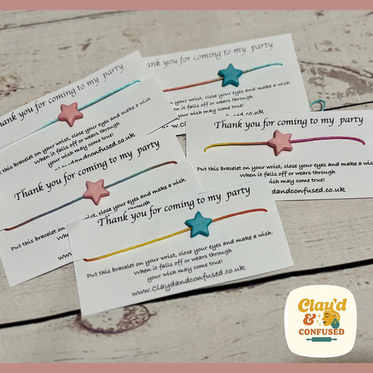 Party Favour Wish Bracelet — Handmade Keepsake