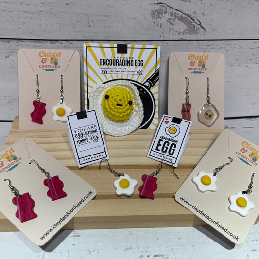 Encouraging Egg Crochet Pal — Handmade Emotional Support Gift