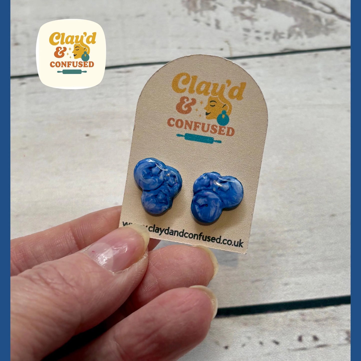 Fruit Studs — Handmade Polymer Clay