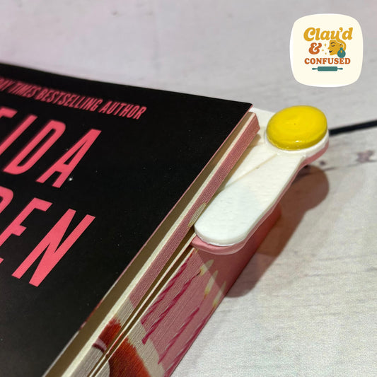 Daisy Corner Bookmark — Handmade Polymer Clay